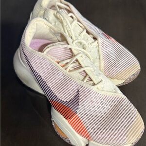 Nike Women's Athletic Shoes in Cream and Orange